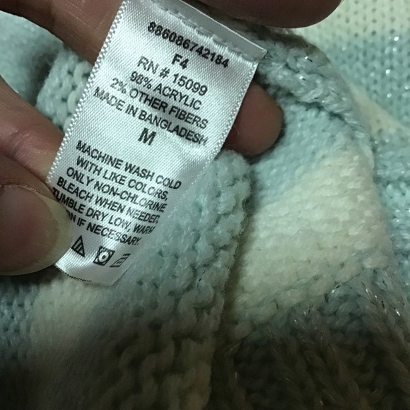 Retro Bongo Y2K sparkley striped sweater - Picture 3 of 8